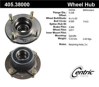 Wheel Bearing and Hub Assembly CE 405.38000E