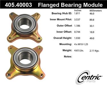 Wheel Bearing and Hub Assembly CE 405.40003