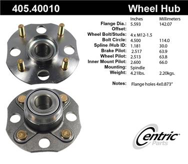 Wheel Bearing and Hub Assembly CE 405.40010E