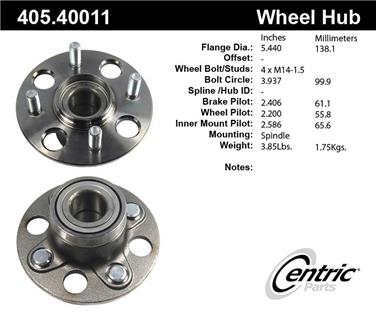 Wheel Bearing and Hub Assembly CE 405.40011