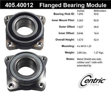 Wheel Bearing and Hub Assembly CE 405.40012E