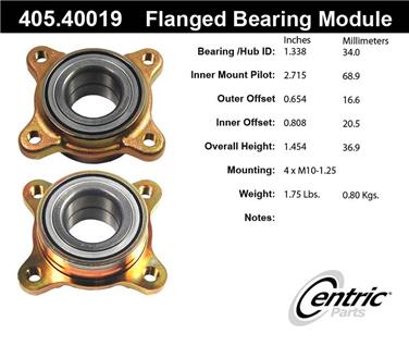 Wheel Bearing and Hub Assembly CE 405.40019E