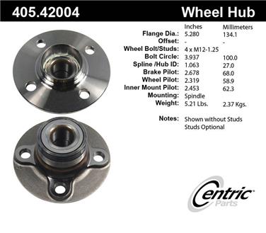 Wheel Bearing and Hub Assembly CE 405.42004