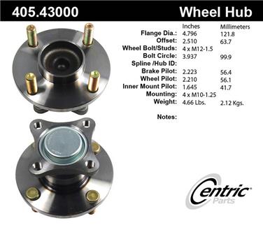 Wheel Bearing and Hub Assembly CE 405.43000E