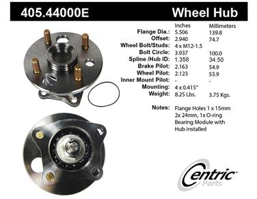 Wheel Bearing and Hub Assembly CE 405.44000E