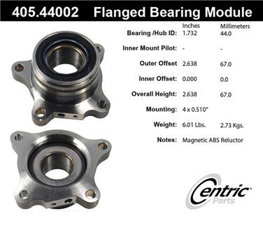 Wheel Bearing and Hub Assembly CE 405.44002E