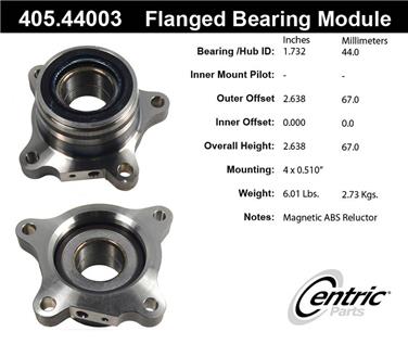 Wheel Bearing and Hub Assembly CE 405.44003E