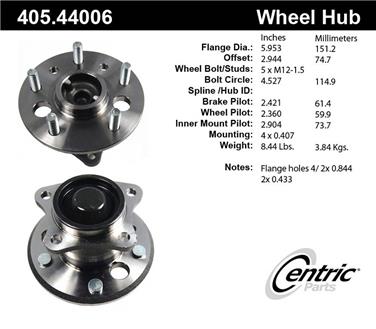 Wheel Bearing and Hub Assembly CE 405.44006E