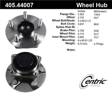 Wheel Bearing and Hub Assembly CE 405.44007E