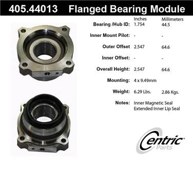 Wheel Bearing and Hub Assembly CE 405.44013E