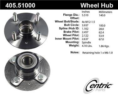 Wheel Bearing and Hub Assembly CE 405.51000E