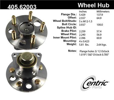 Wheel Bearing and Hub Assembly CE 405.62003
