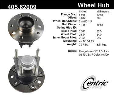 Wheel Bearing and Hub Assembly CE 405.62009E