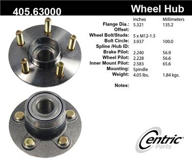 Wheel Bearing and Hub Assembly CE 405.63000E