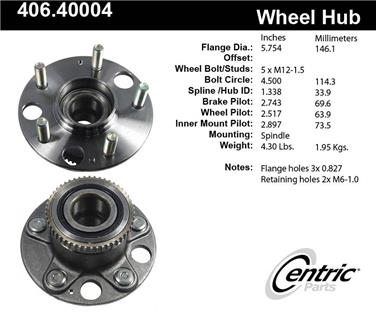 Wheel Bearing and Hub Assembly CE 406.40004E