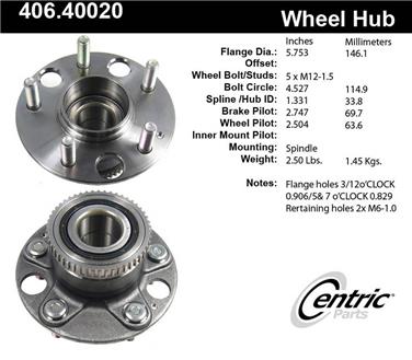 Wheel Bearing and Hub Assembly CE 406.40020E