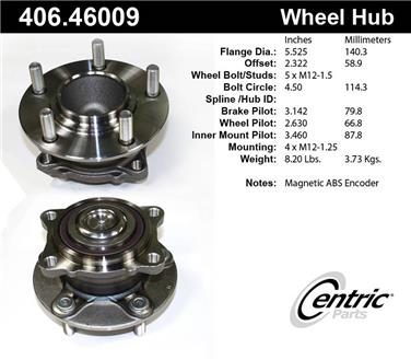 Wheel Bearing and Hub Assembly CE 406.46009