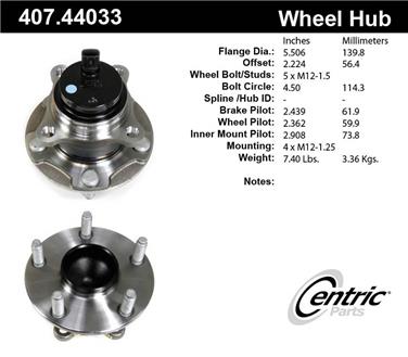 Wheel Bearing and Hub Assembly CE 407.44033