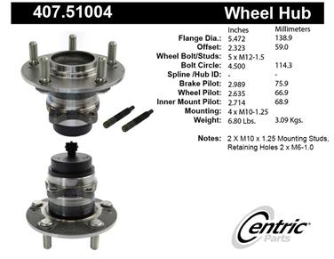 Wheel Bearing and Hub Assembly CE 407.51004