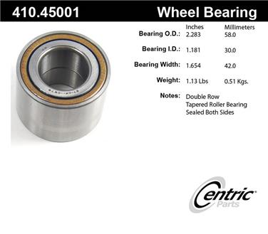 Wheel Bearing and Race Set CE 410.45001