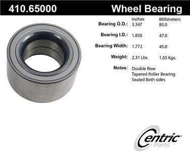 2008 Ford Explorer Wheel Bearing and Race Set CE 410.65000