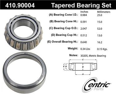 Wheel Bearing and Race Set CE 410.90004E