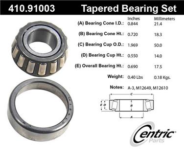 Wheel Bearing and Race Set CE 410.91003E