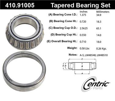 Wheel Bearing and Race Set CE 410.91005