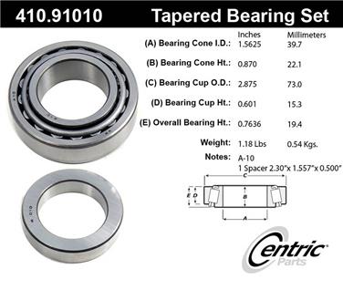 Wheel Bearing and Race Set CE 410.91010E