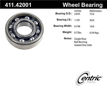 Axle Shaft Bearing CE 411.42001