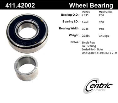 Axle Shaft Bearing CE 411.42002