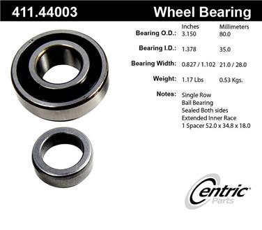 Axle Shaft Bearing CE 411.44003