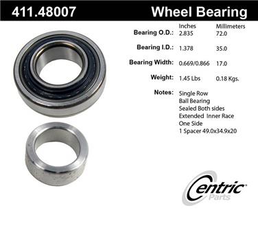 Axle Shaft Bearing CE 411.48007E