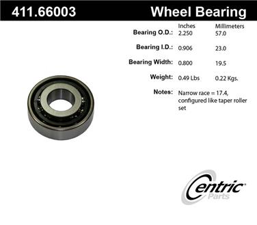 Axle Shaft Bearing CE 411.66003