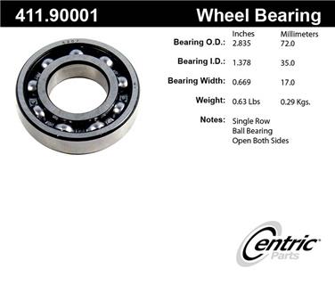 Axle Shaft Bearing CE 411.90001