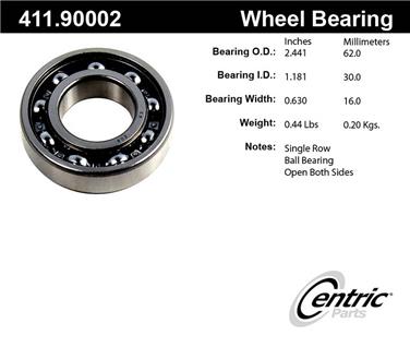 Axle Shaft Bearing CE 411.90002