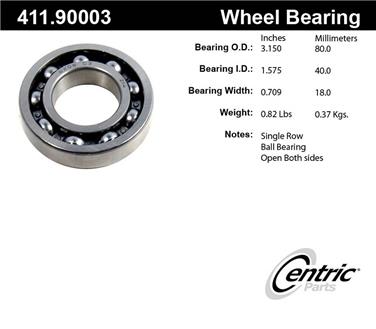 Axle Shaft Bearing CE 411.90003