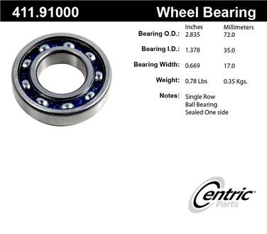 Axle Shaft Bearing CE 411.91000E