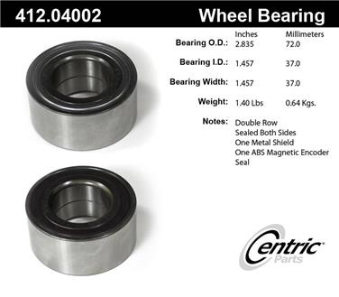 Wheel Bearing CE 412.04002