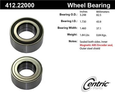 Wheel Bearing CE 412.22000E