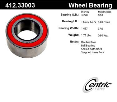 Wheel Bearing CE 412.33003E