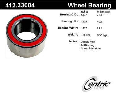 Wheel Bearing CE 412.33004E