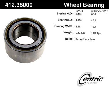 Wheel Bearing CE 412.35000