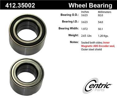 Wheel Bearing CE 412.35002