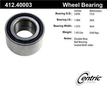 Wheel Bearing CE 412.40003E