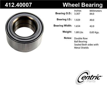 Wheel Bearing CE 412.40007E