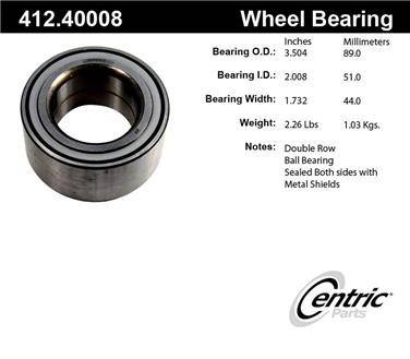 Wheel Bearing CE 412.40008E