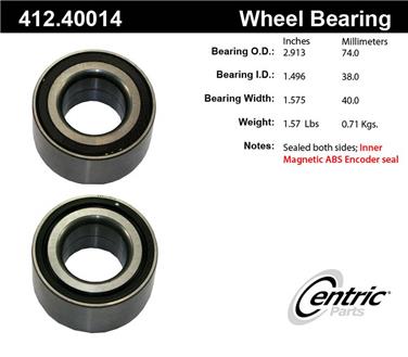 Wheel Bearing CE 412.40014