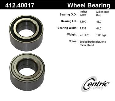 Wheel Bearing CE 412.40017