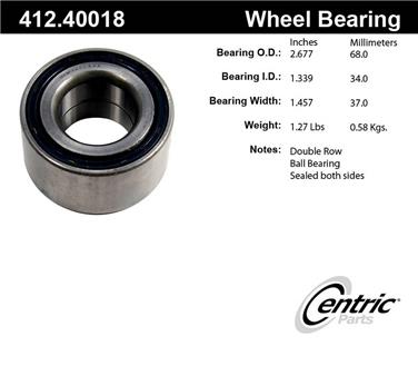 Wheel Bearing CE 412.40018E